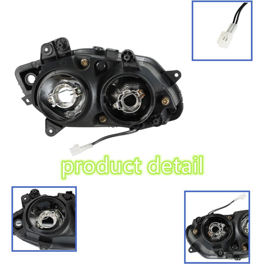 【並行輸入品】waltyotur オートバイ フロント ヘッドライト ヘッドランプ アッシー 交換用 ヤマハ YZF R1 2004-2006　