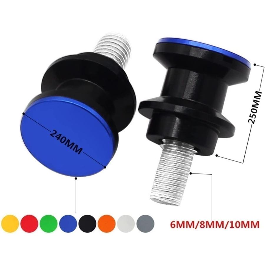 【並行輸入品】ELGISI Swingarm Spools for Yamaha MT-09 FZ-09 2014-2021 Motorcycle S