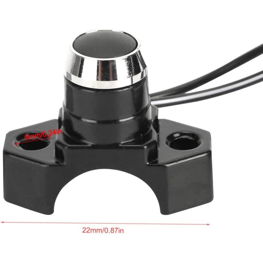 【並行輸入品】Engine Start Stop Switch Motorcycle Handlebar Engine Start Stop Kil
