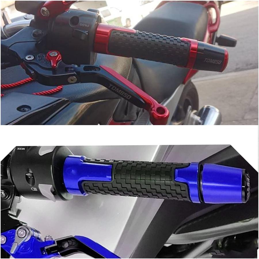 DGHM Handlebar Motorcycle Aluminum Accessories for Honda XRV750 1990-2003 2002 2001 2000 1999 1998 1997 1996 1995 Handlebar Handles Grips Ends (Col｜dep-dreamfactory｜03