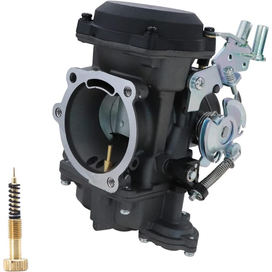【並行輸入品】Black CV40 Carburetor With Idle Mixture Screw for Harley Davidson Sp_2