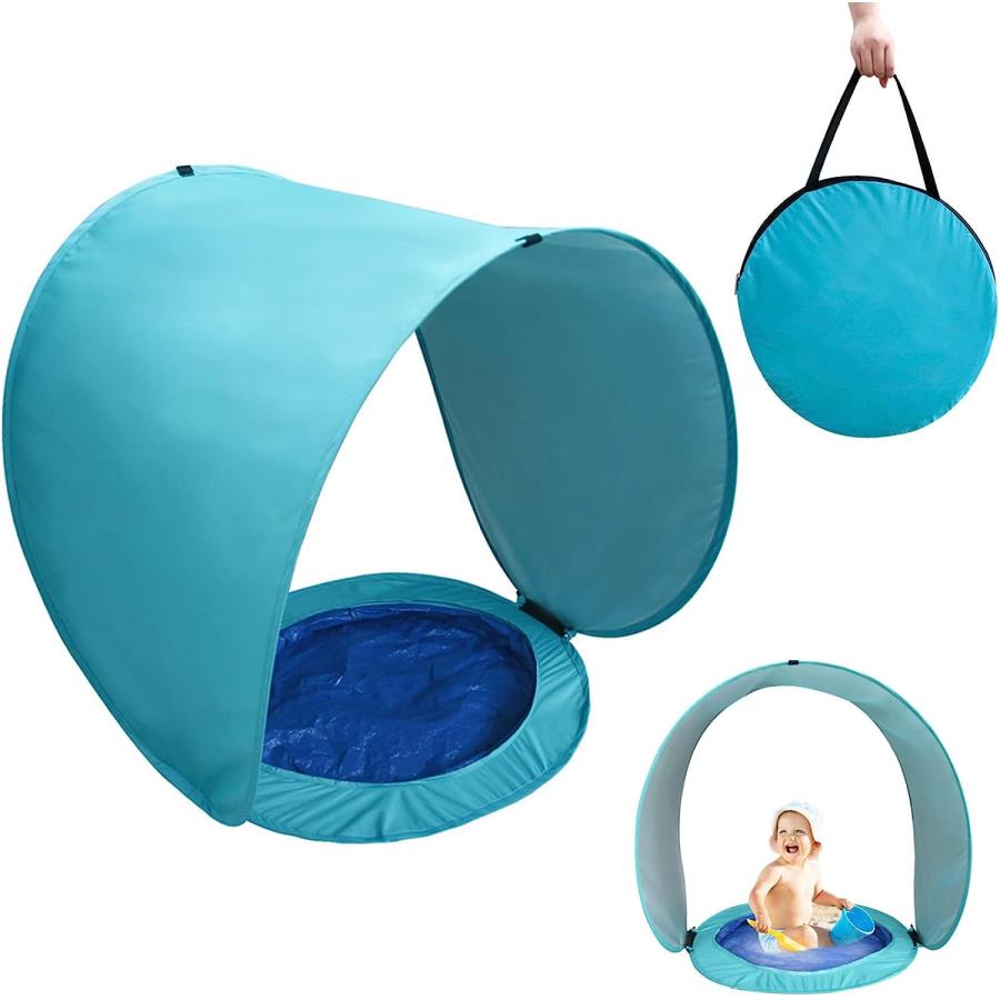 STUUY Pop Up Beach Tent Baby Pool Sun Shelter Portable Outdoor Beach