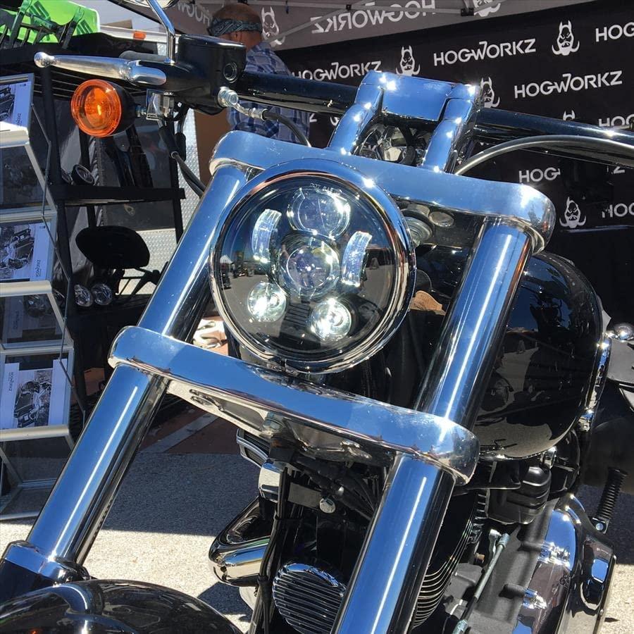【並行輸入品】Hogworkz  5.75 Inch LED V2 Headlight - Daymaker Replacement Compatib_3
