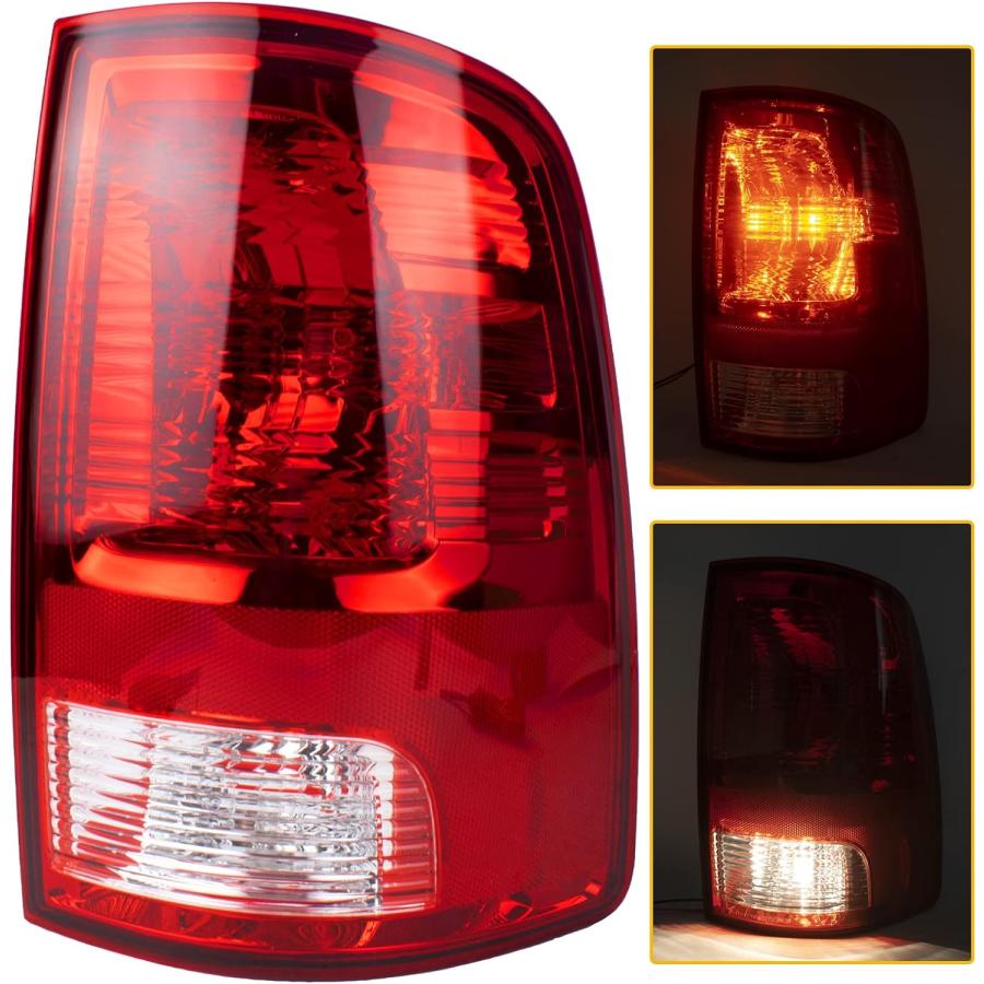 【並行輸入品】Boine 左側テールライト 2009-2018 Dodge Ram 1500 2500 3500に対応 電球付き (左運転席側)　_3