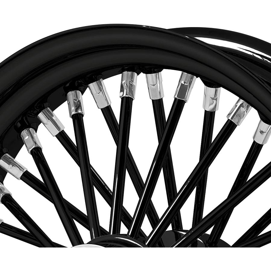 【並行輸入品】16inch HARLEY FAT SPOKE WHEEL 16X3.5 40 FRONT STAINLESS SPOKES SOFTA_3