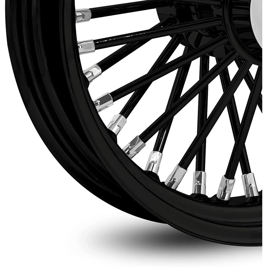 【並行輸入品】16inch HARLEY FAT SPOKE WHEEL 16X3.5 40 FRONT STAINLESS SPOKES SOFTA_4