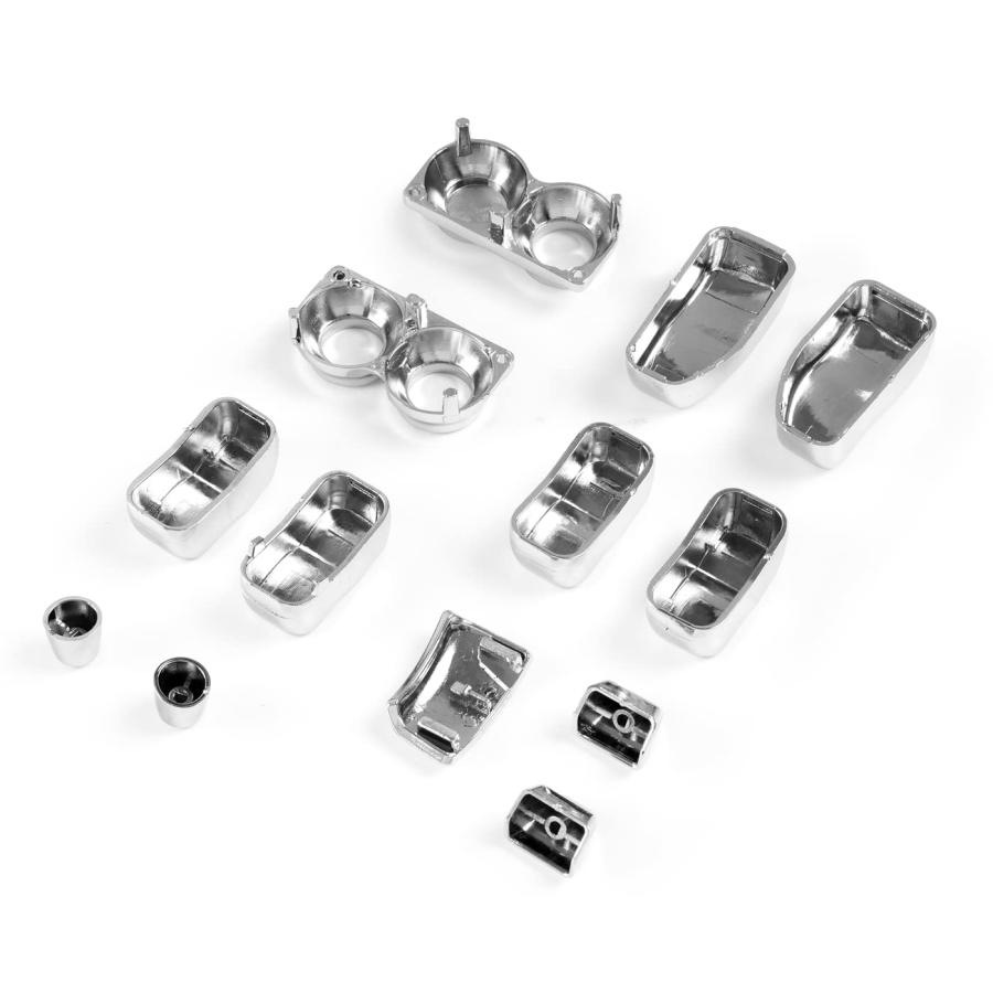 【並行輸入品】WYNMOTO 13PCS Chrome Hand Control Switch Housing Caps Compatible forの画像