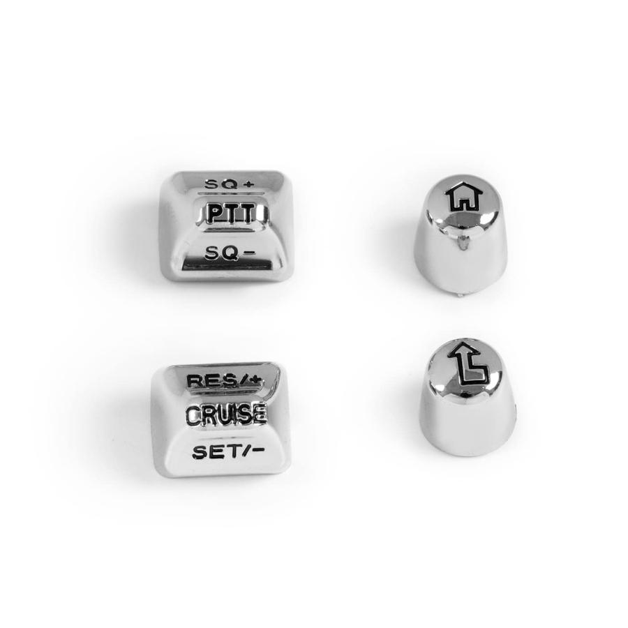 【並行輸入品】WYNMOTO 13PCS Chrome Hand Control Switch Housing Caps Compatible forの画像