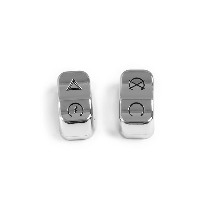 【並行輸入品】WYNMOTO 13PCS Chrome Hand Control Switch Housing Caps Compatible forの画像