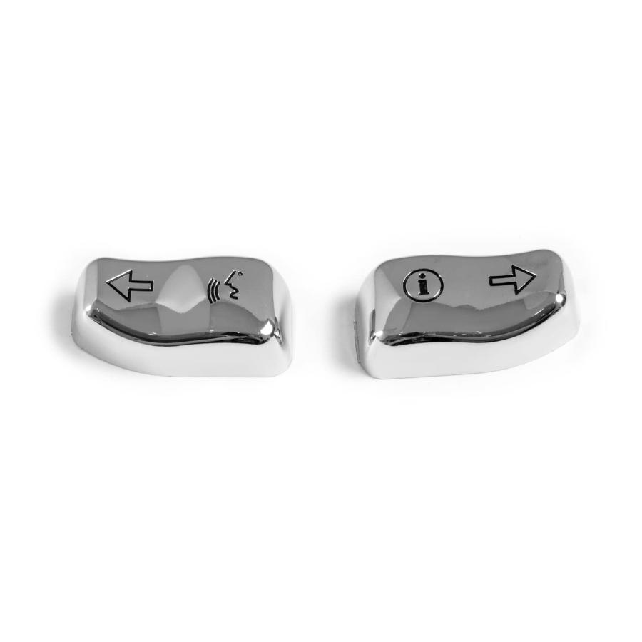 【並行輸入品】WYNMOTO 13PCS Chrome Hand Control Switch Housing Caps Compatible forの画像
