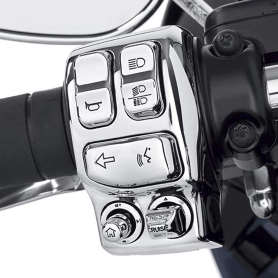 【並行輸入品】WYNMOTO 13PCS Chrome Hand Control Switch Housing Caps Compatible forの画像