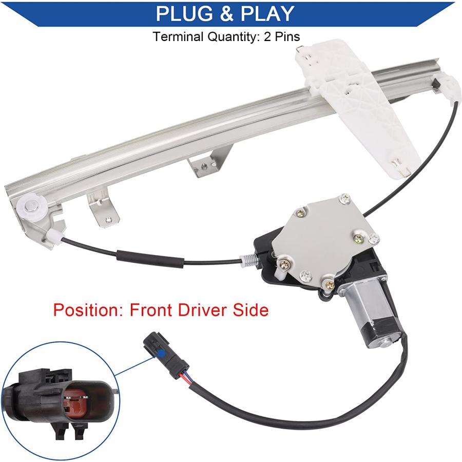 【並行輸入品】Obaee 741-556 Front Driver Side Power Window Lift Regulator