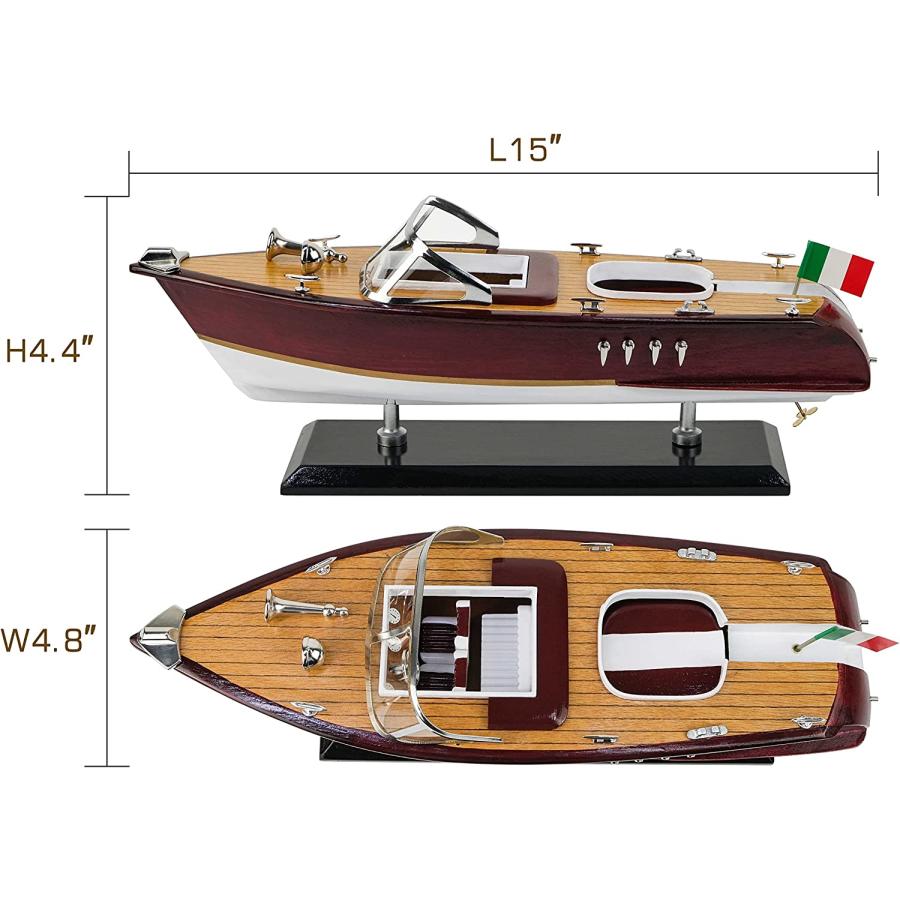 並行輸入品】SAILINGSTORY 木製モデル ボート リヴァ アクアラマ
