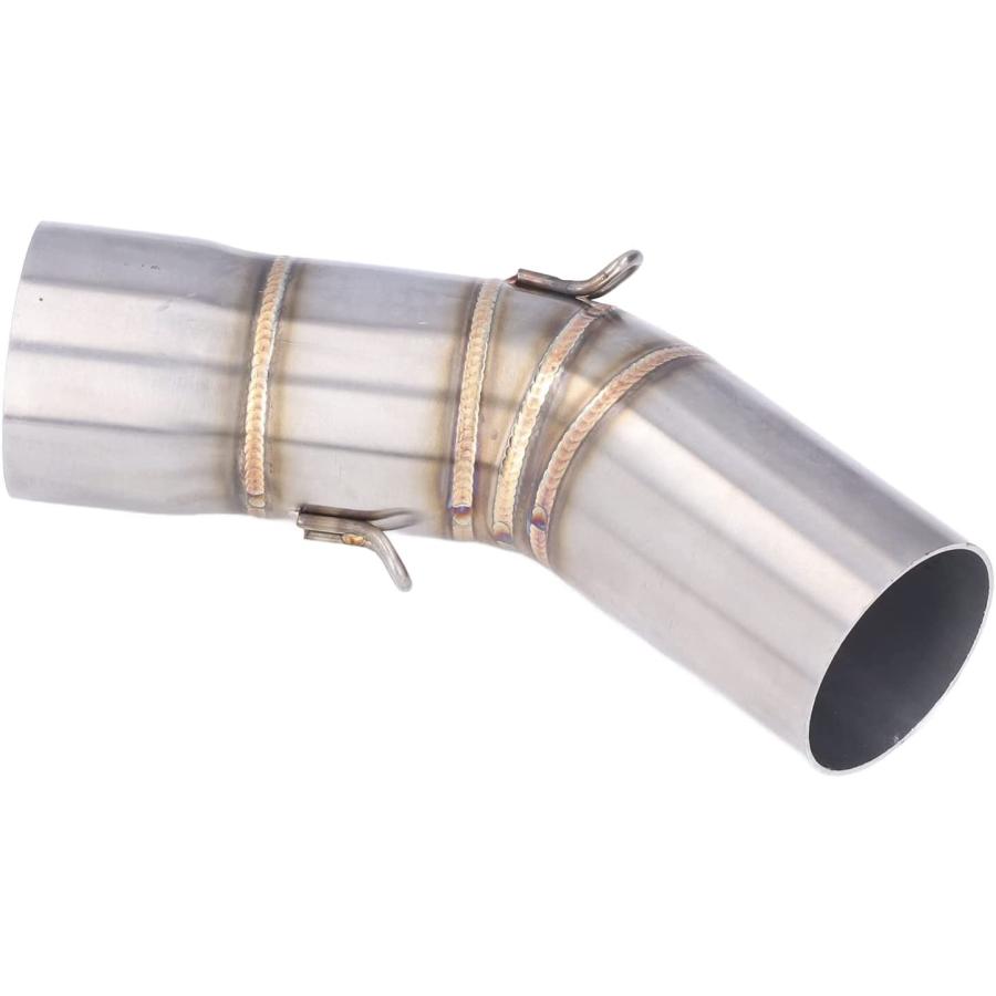【並行輸入品】Motorcycle Exhaust Middle Link Pipe Connector Stainless Steel Replac_1
