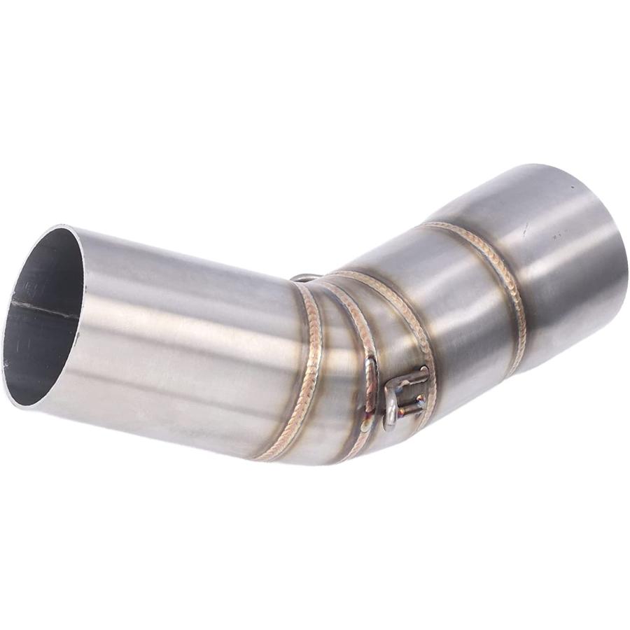【並行輸入品】Motorcycle Exhaust Middle Link Pipe Connector Stainless Steel Replac_2
