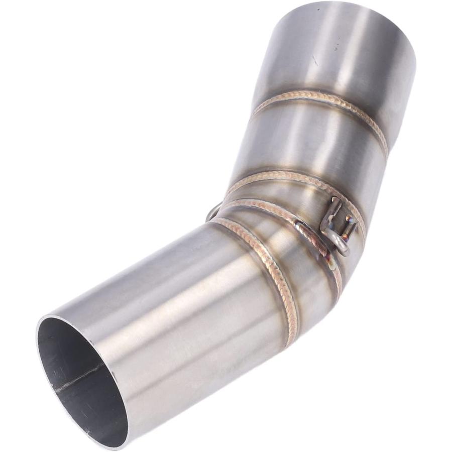 【並行輸入品】Motorcycle Exhaust Middle Link Pipe Connector Stainless Steel Replac_3