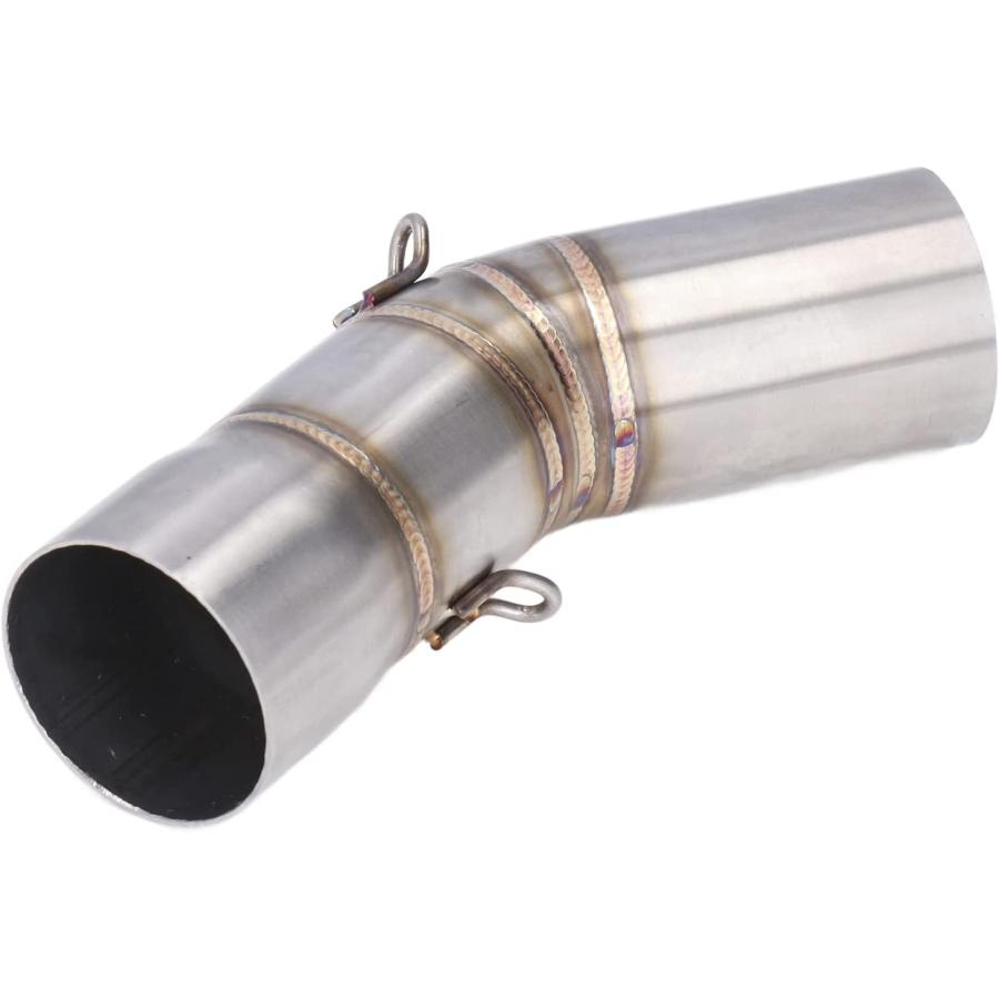 【並行輸入品】Motorcycle Exhaust Middle Link Pipe Connector Stainless Steel Replac_5