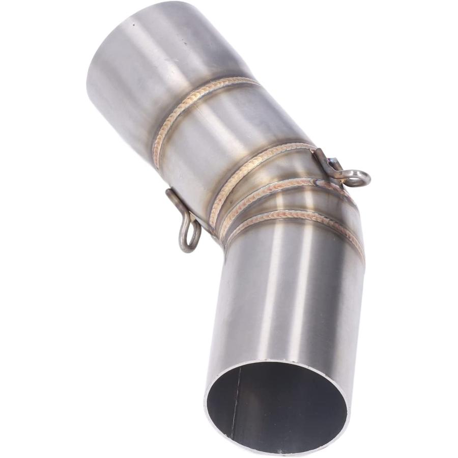 【並行輸入品】Motorcycle Exhaust Middle Link Pipe Connector Stainless Steel Replac_6
