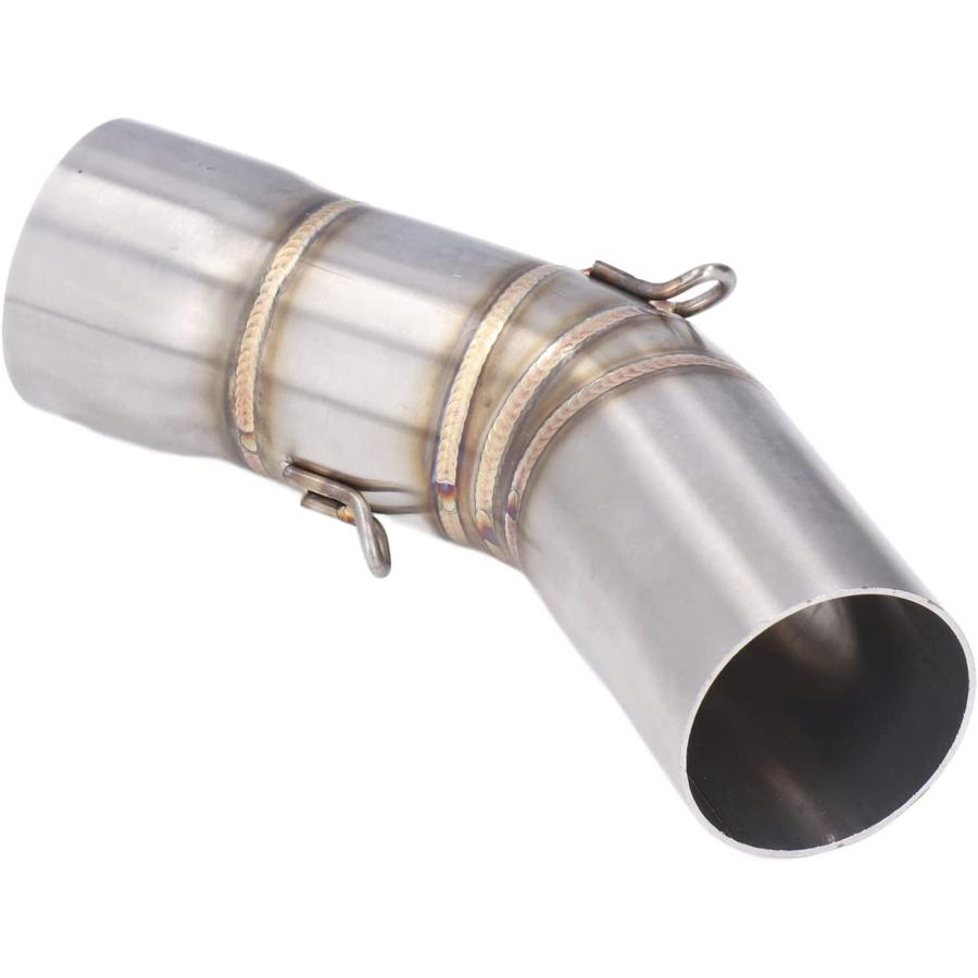 【並行輸入品】Motorcycle Exhaust Middle Link Pipe Connector Stainless Steel Replac_7