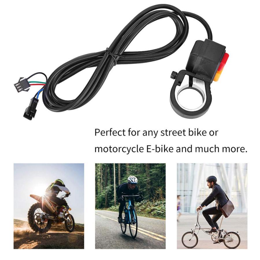 【並行輸入品】Pilipane バイクスイッチボタン 2イン1 ヘッドライトホーン ウィンカースイッチボタン オートバイ Eバイク スクーター用 ホーの画像