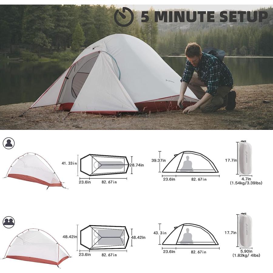 BISINNA＊ドーム型テント＊グランドシート付き＊ BISINNA