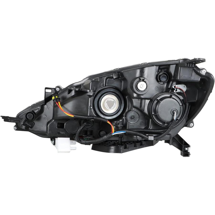 【並行輸入品】ANTUKO NI2503244 ハロゲン 助手席用ヘッドライトアセンブリ 交換用 セントラ ブラック クリアレンズ ヘッドライト 右側_2