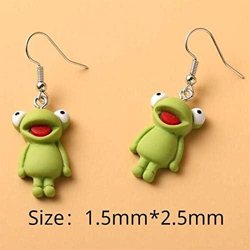 【並行輸入品】YNAHWT 2 Pairs Green Frog Pendant Earrings For Women Cute Accessorie_3