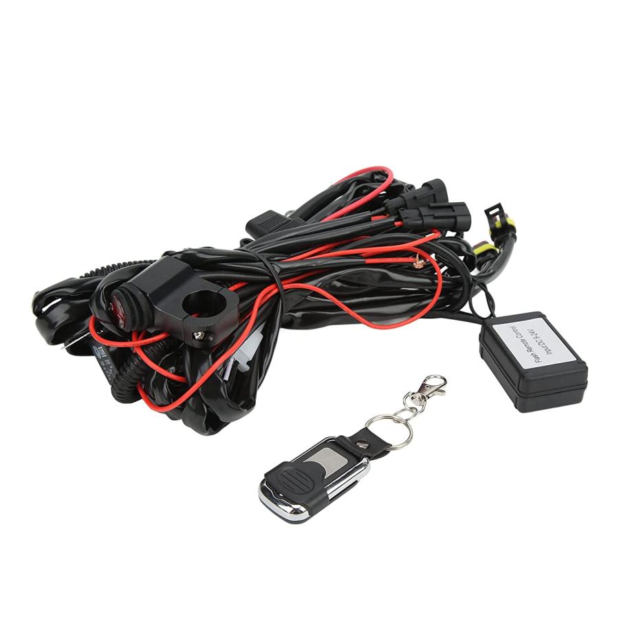 【並行輸入品】Motorcycle Switch Harness  DC12V Electric Switch LED Light Wiring Haの画像