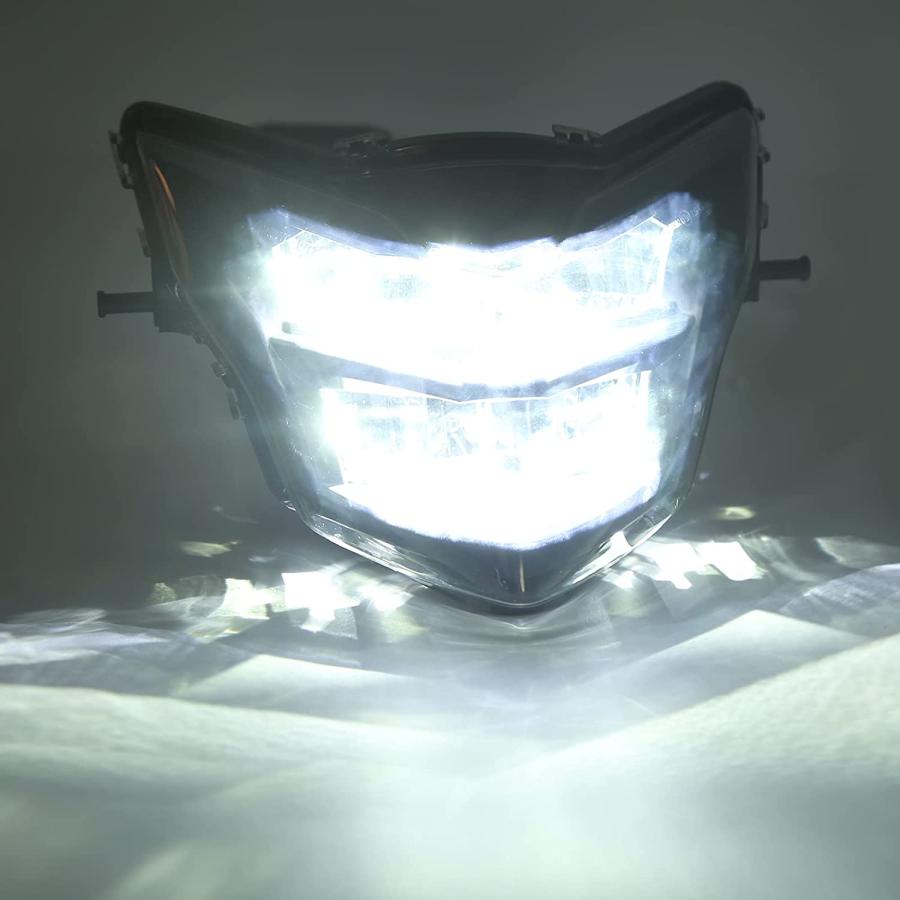 【並行輸入品】EVGATSAUTO Motorcycle Headlight Motorcycle Scooter Headlamp Assembl_2