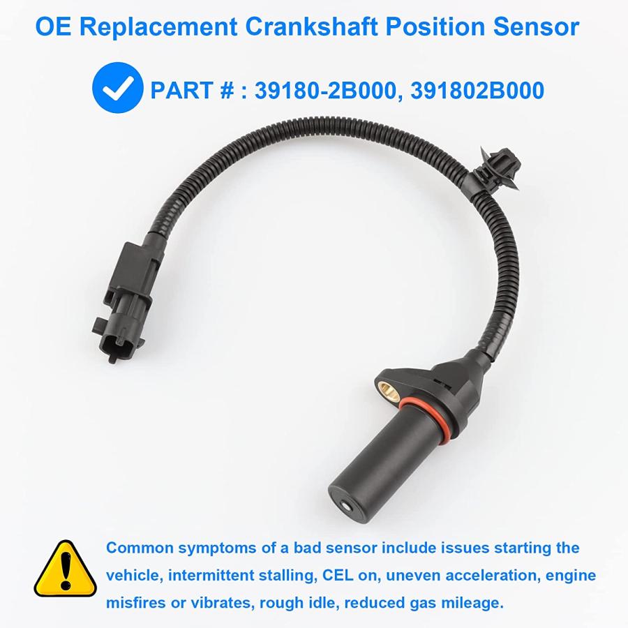 【並行輸入品】Crankshaft Position Sensor Crank Sensor 391802B000 39180-2B000_1
