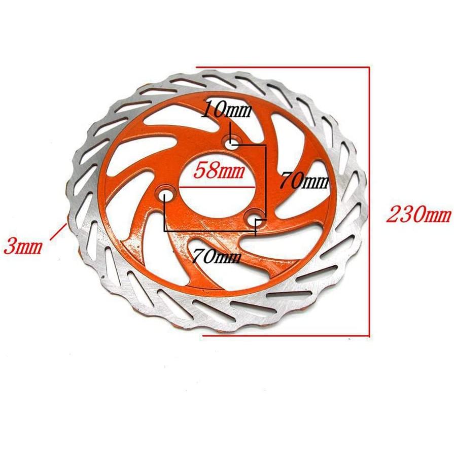 【並行輸入品】Kavolet 230mm Performance Front Disc Brake Rotor Fit for ATV ...