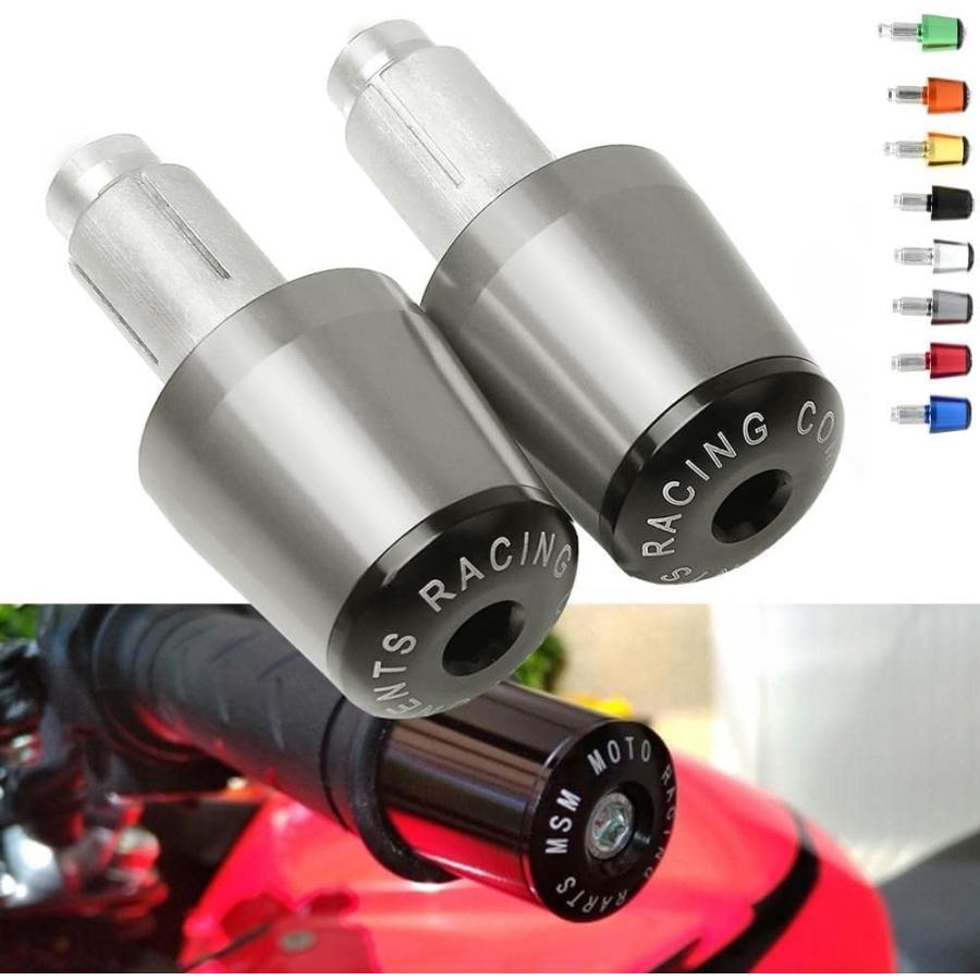 【並行輸入品】Handlebar Plug End Cap Grip Handlebar Motorcycle Grips Bar End CNC 2の画像