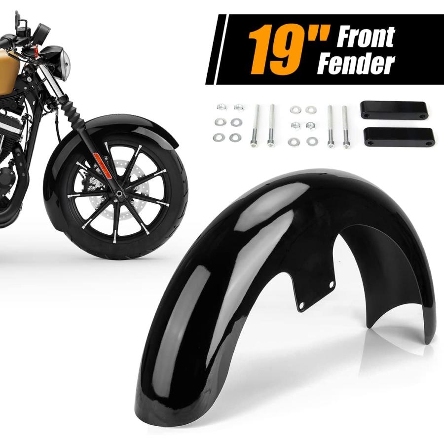 【並行輸入品】19 inches Upgraded version Mudguard Front Fender  Wheels Wrap Frontの画像