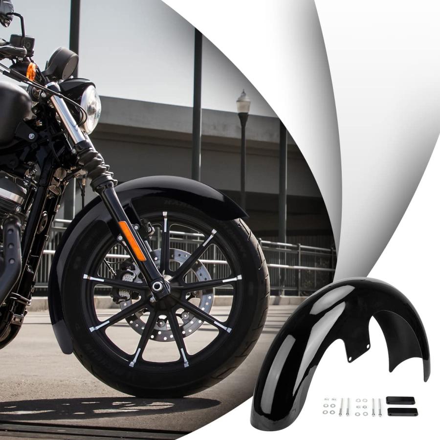 【並行輸入品】19 inches Upgraded version Mudguard Front Fender  Wheels Wrap Frontの画像
