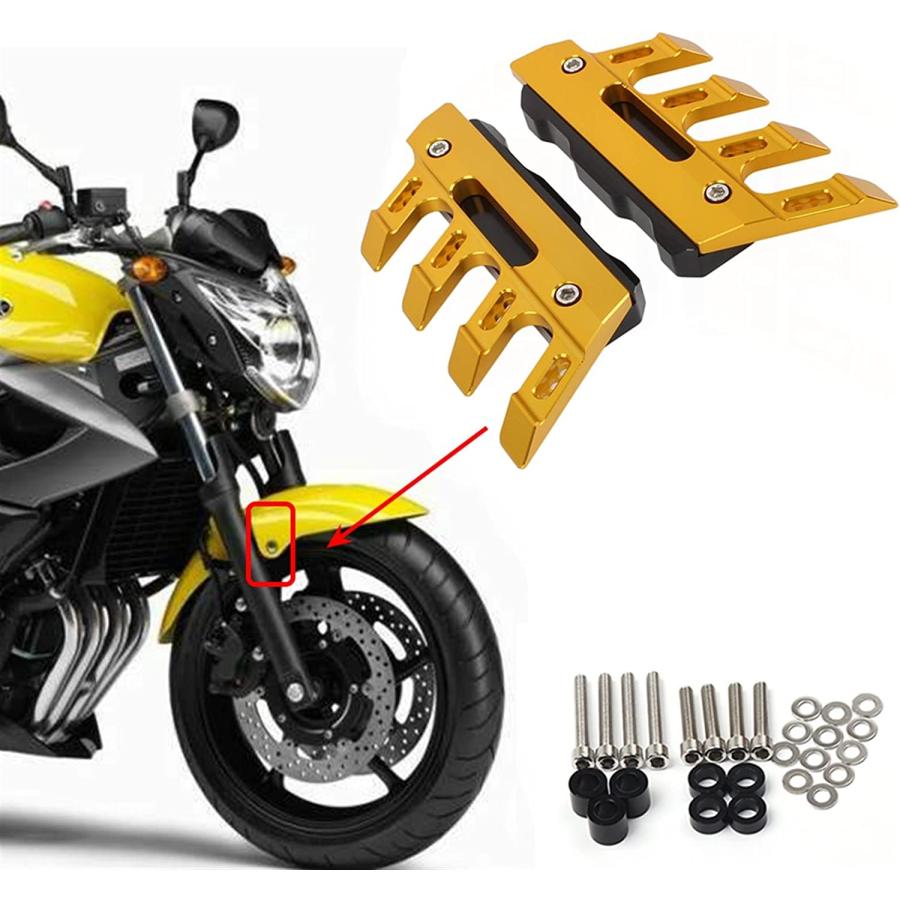【並行輸入品】Frame Sliders for Yamaha xj6 Motorcycle Mudguard Front Fork Protecto_6