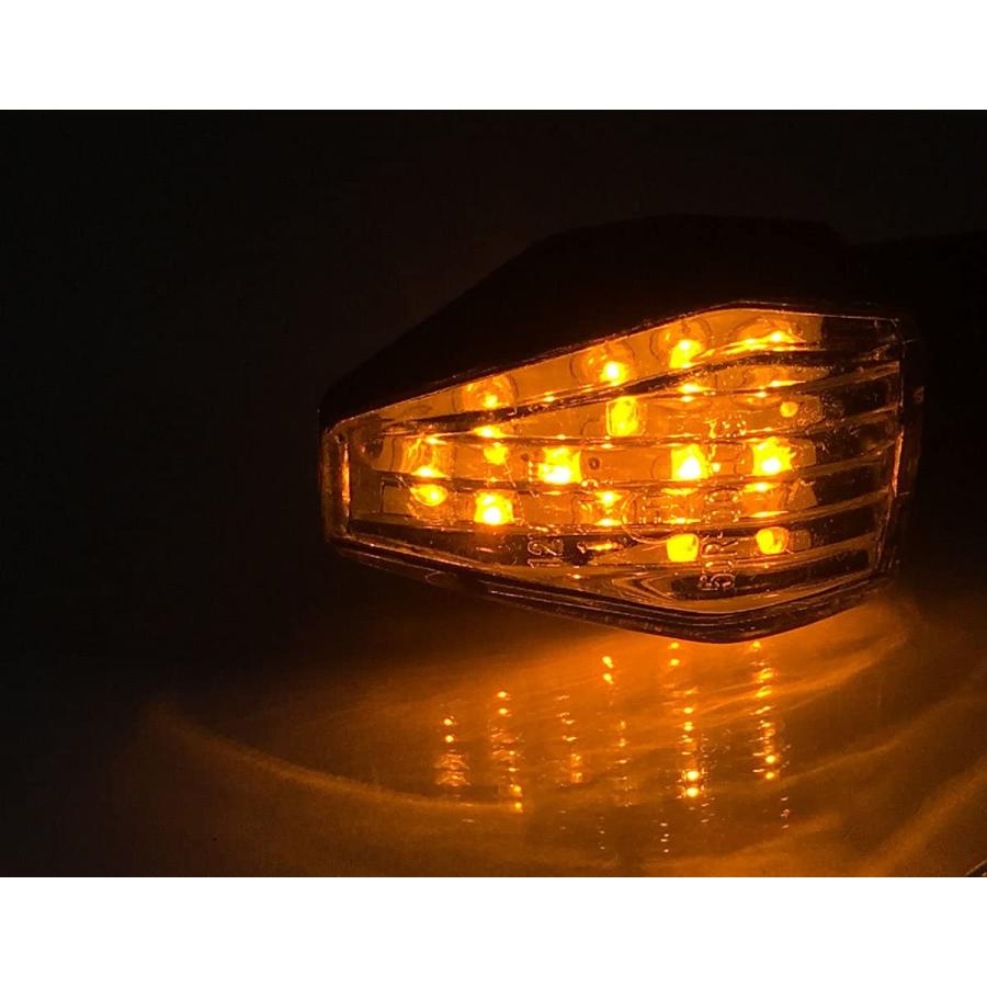 【並行輸入品】MotorToGo Carbon LED Motorcycle Turn Signal Blinkers Indicators Blin_3