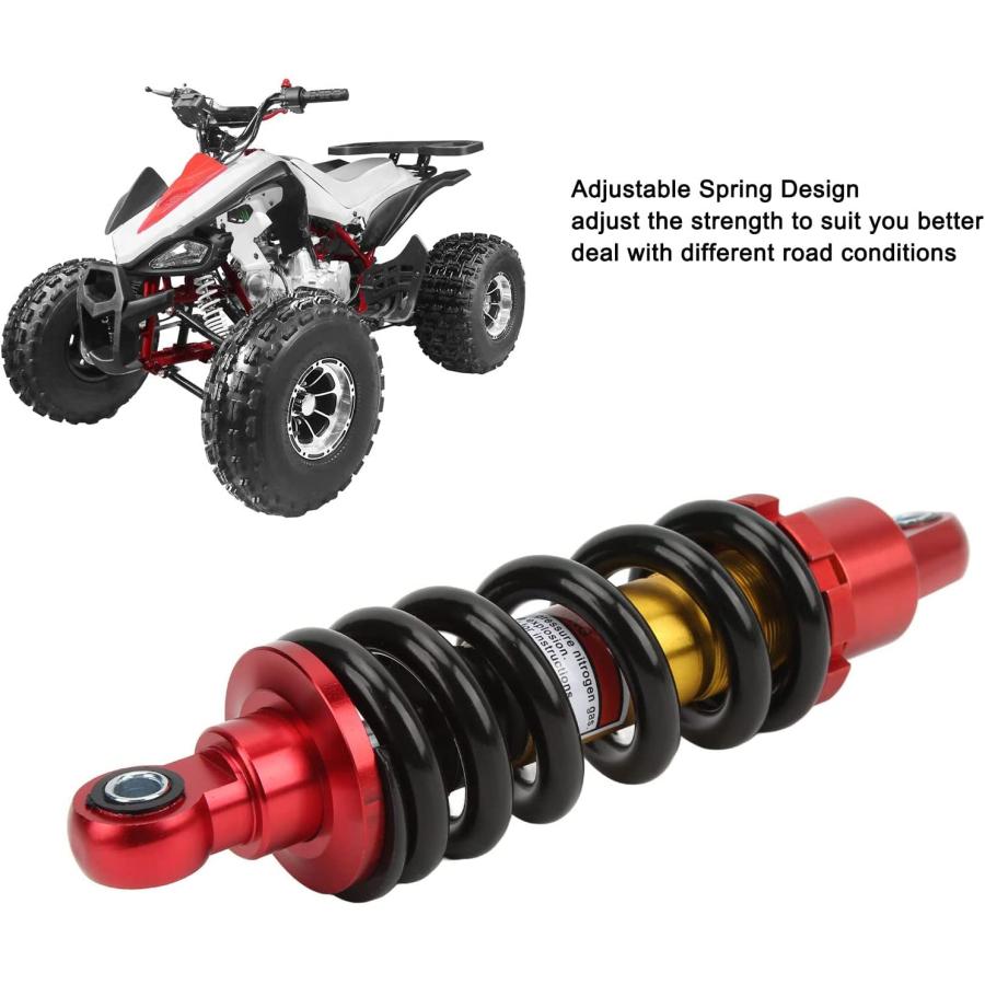 【並行輸入品】Motorcycle Rear Spring Shock Absorber  CNC Aluminum Alloy Steel Rear_5