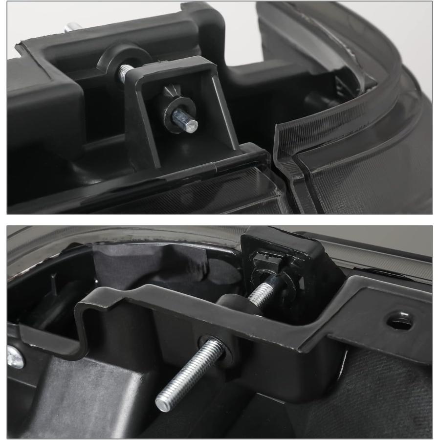 【並行輸入品】M-AUTO ペアヘッドライトアセンブリ交換用 1987 1988 1989 1990 1991 Bronco F-150 F-250の画像