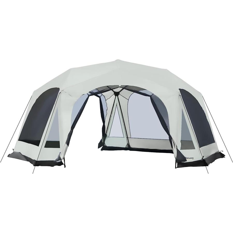 キャノピーテント Amazon | Fengzel Outdoor キャノピーテント リビング+2ルーム
