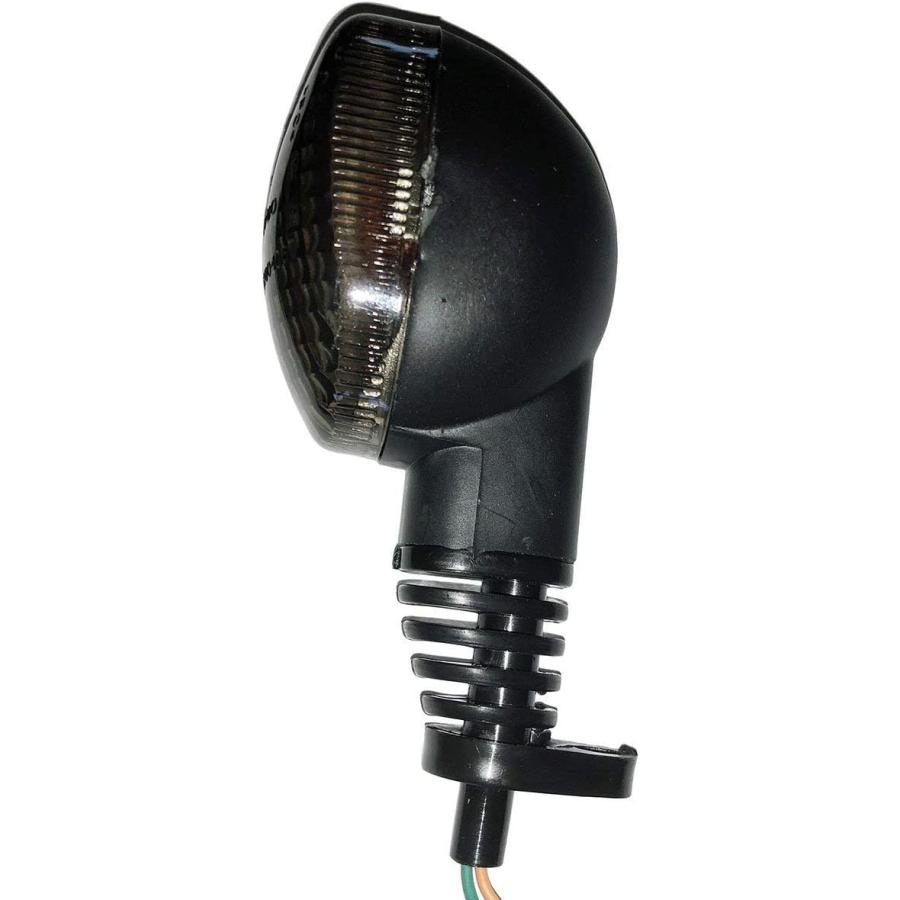 【並行輸入品】MotorToGo 1Pair Smoke Lens Motorcycle Turn Signals Assembly Compatibの画像
