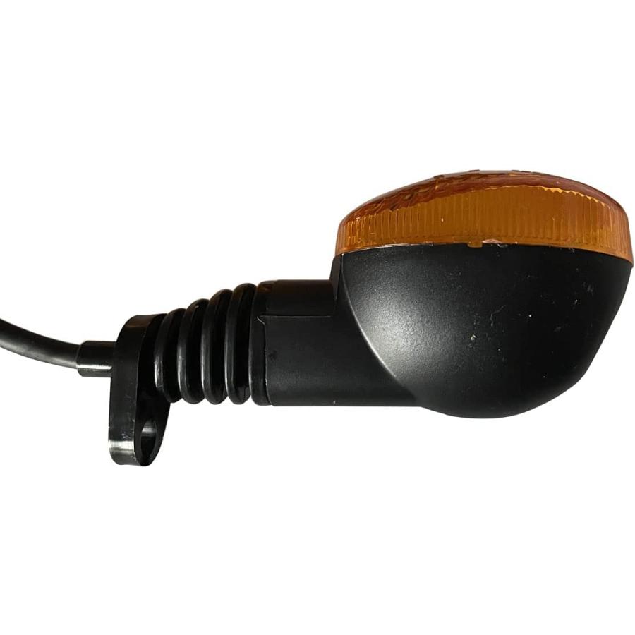 【並行輸入品】MotorToGo 1Pair Amber Lens Motorcycle Turn Signals Assembly Compatibの画像