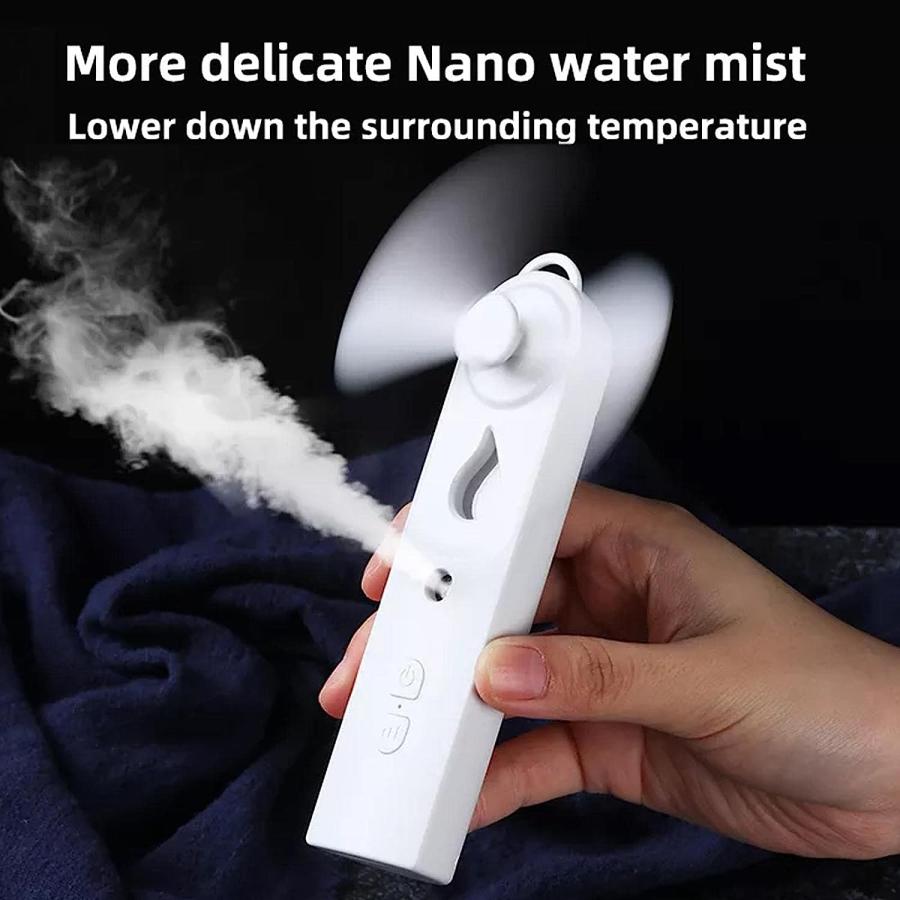 Cielo Meraviglioso Handheld Fan - Handheld Fan Misting Fan  Portable Mini Fan  USB Rechargeable Small Pocket Fan for Women Makeup Outdoor Travel｜dep-dreamfactory｜06