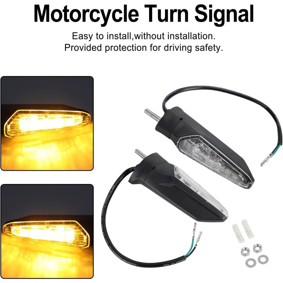 【並行輸入品】Topteng Motorcycle Front Rear LED Turn Signal Light for HONDA CRF100の画像