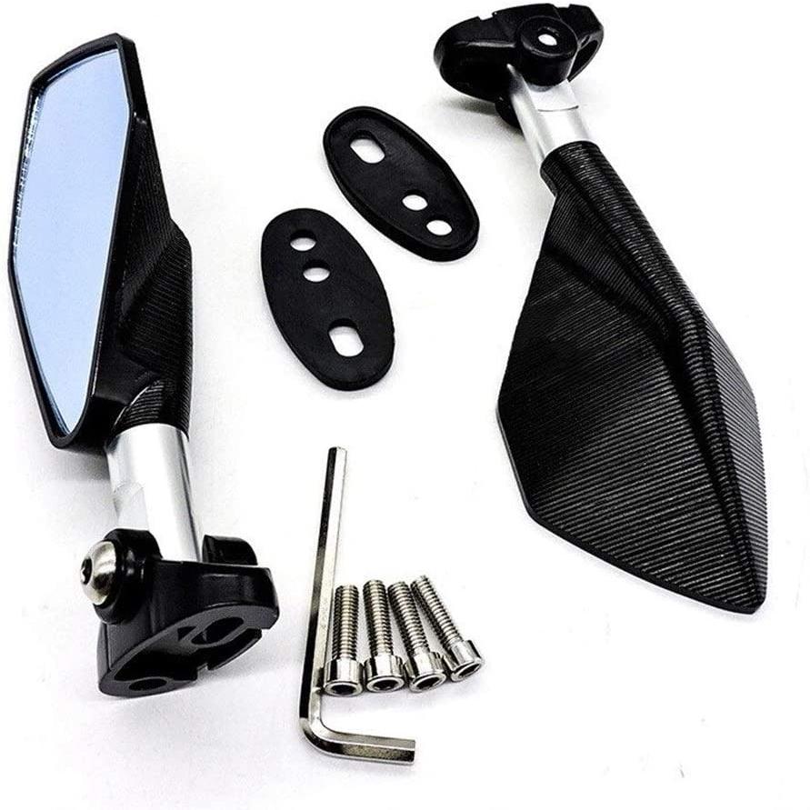 Amazon.com: GYMARK Motorcycle Mirrors Wing Rearview Mirror for