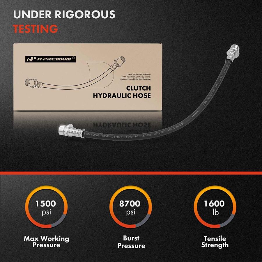 【並行輸入品】A-Premium Clutch Hydraulic Hose Line Compatible with Honda Fit 2009_2