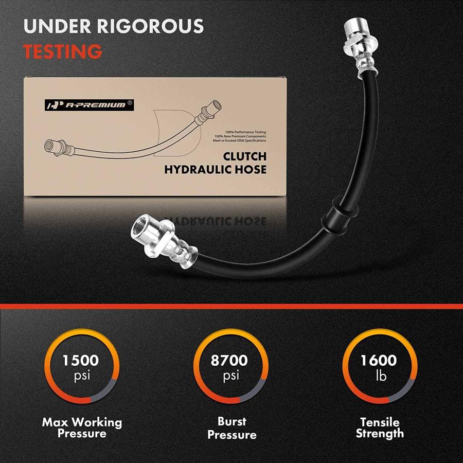 【並行輸入品】A-Premium Clutch Hydraulic Hose Line Compatible with Nissan 370Z 200の画像