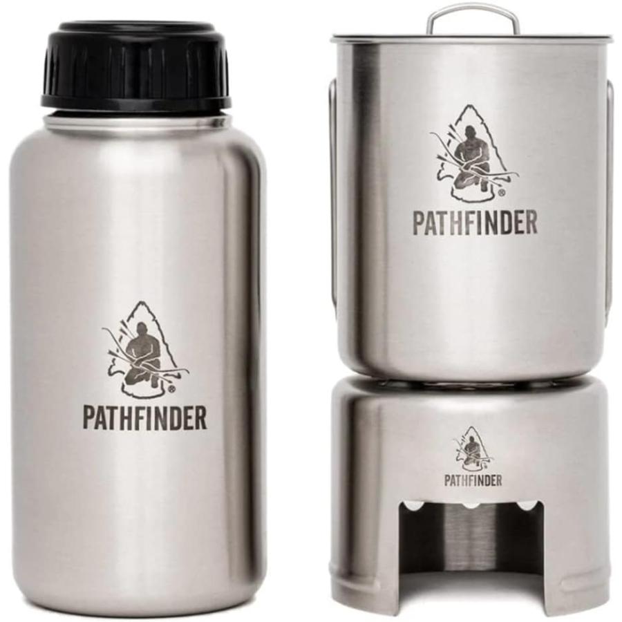 The Pathfinder School Stainless Steel Bottle Cooking Kit (Black)　並行輸入品｜dep-dreamfactory｜03