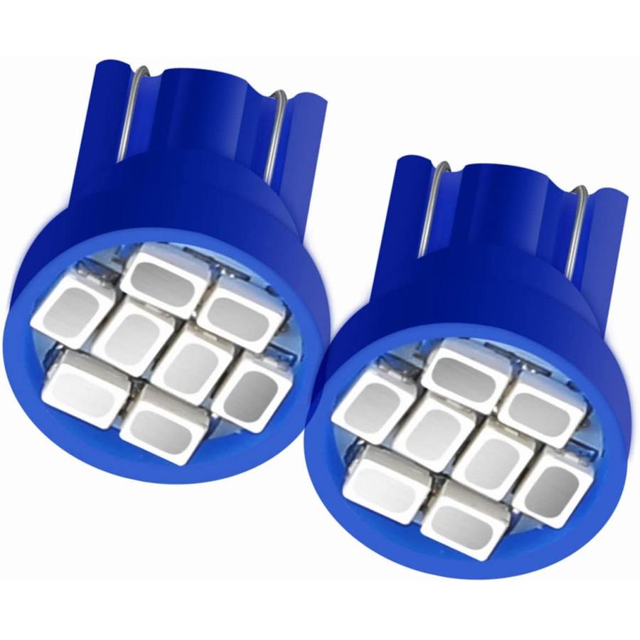 DSSOOY 10Pack T10 194 168 LED Light Bulb 158 161 2825 Instrument Panel ...
