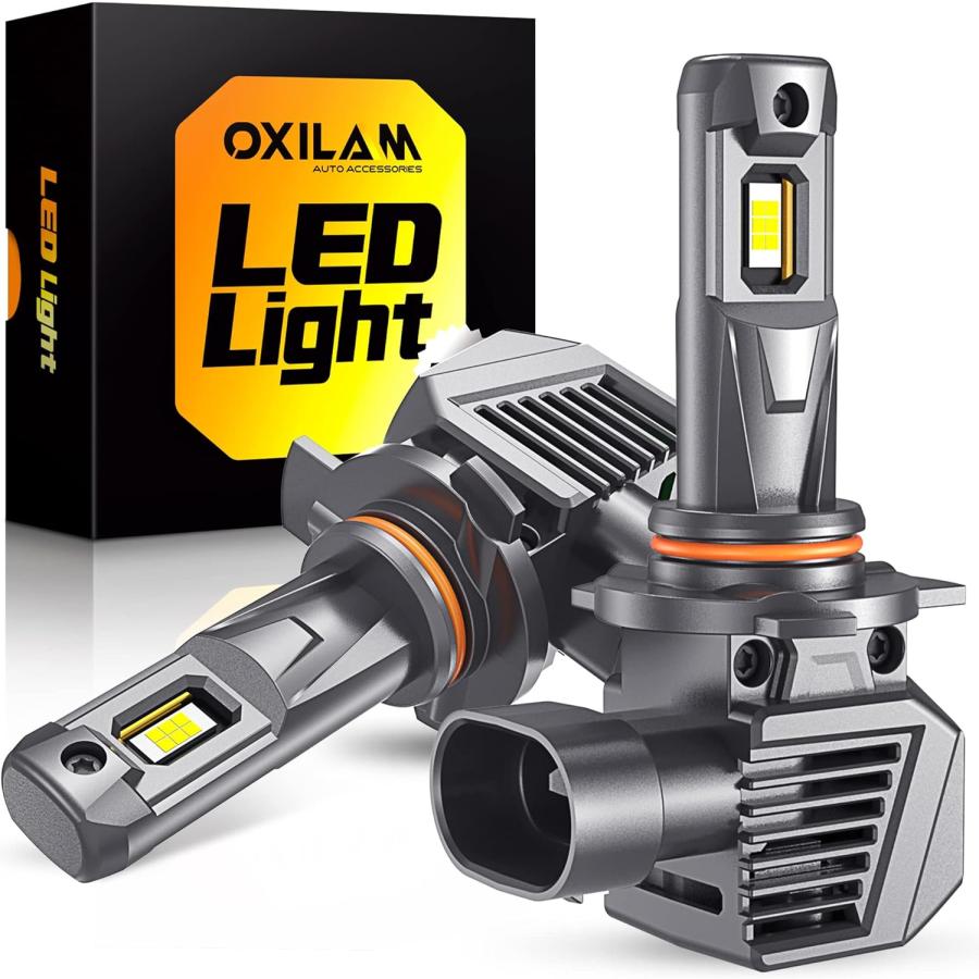 【並行輸入品】OXILAM 9012 LED ヘッドライト電球 120W 22000ルーメン 600%高輝度 HIR2 ヘッドライト 6500 ...