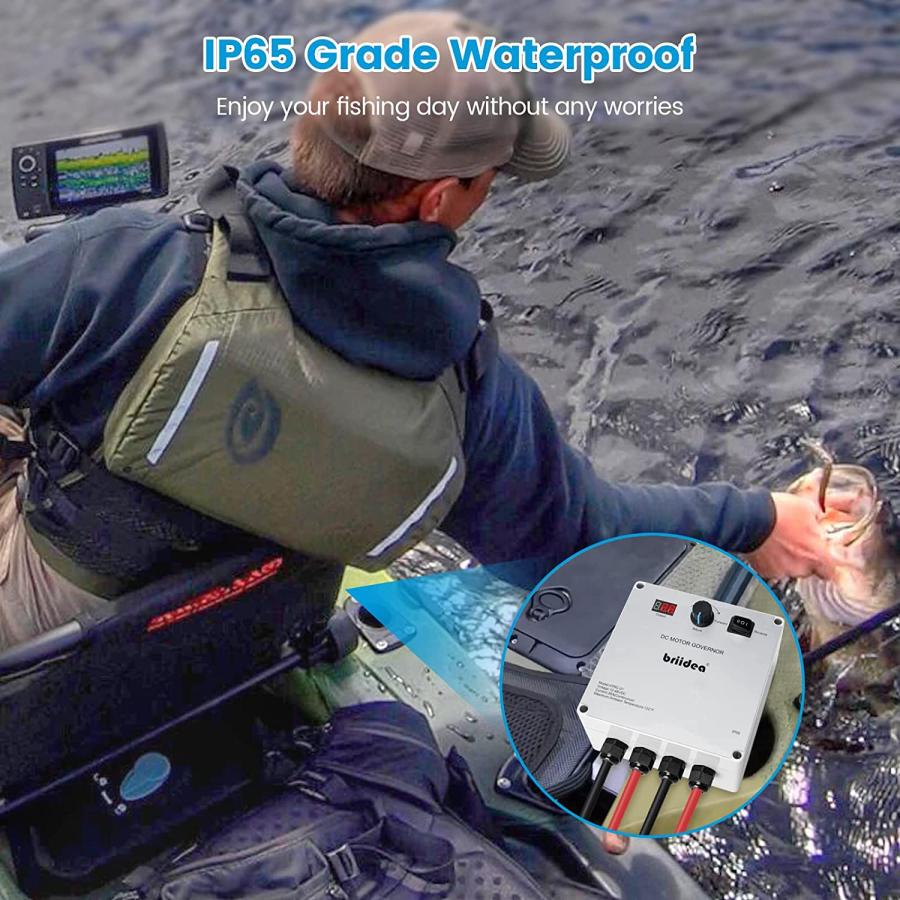 【並行輸入品】PWM Controller  Briidea DC 12-48V 35A Waterproof Motor Speed Controlの画像